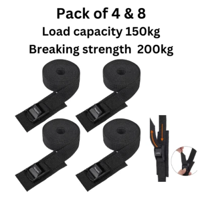 BRANDED Ayaport Lashing Straps with Buckles Adjustable Cam Buckle Tie Down Cinch Strap
