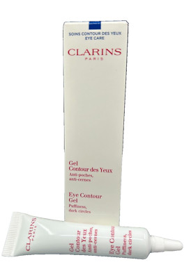 Clarins Paris Eye Contour Gel Puffiness Dark Circles 0.35 oz NIB