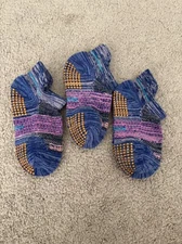 3 pairs bombas yoga gripper ankle socks size Small