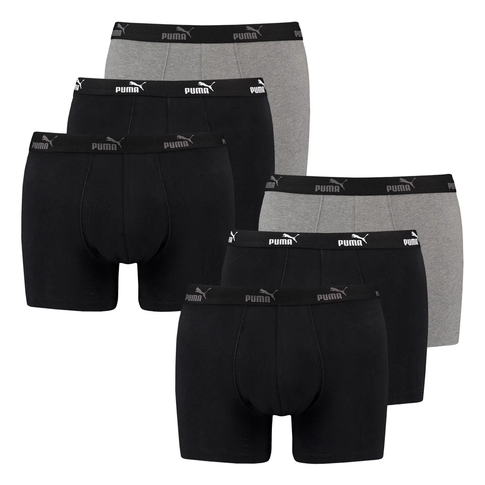 6er Pack PUMA Herren Boxershorts Unterhosen Shorts Promo Boxer S M L XL