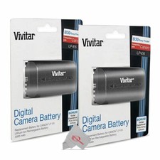 Two Packs Vivitar Replacement Battery for Canon LP-E6