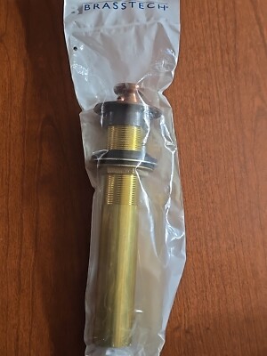 Brasstech 3201/08A Lift &Turn Drain No Overflow  Antique Copper