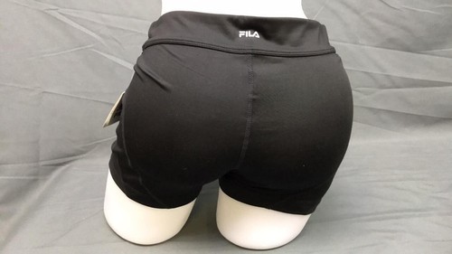 NWT Fila Athletic Workout Shorts Sz S Black - Picture 2 of 3