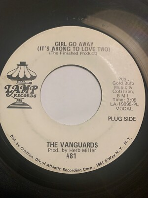#ad #ad Northern Soul Promo 45 Vanguards quot;Girl Go Away...quot; Lamp $40.00