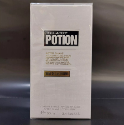 Dsquared 2 Potion After Shave Lotion 3.4oz/100ml for Men Rare Discontinued