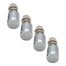 4 Chrome Custom 44 Bullet Motorcycle License Plate Frame Bolts For Harley