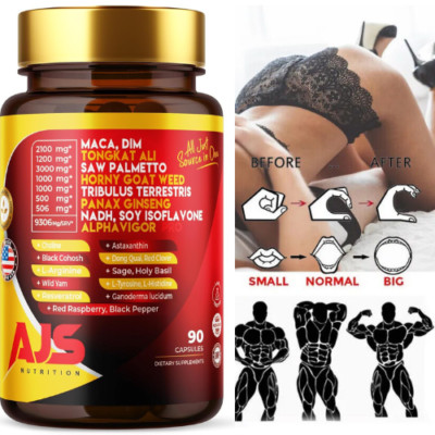 Maca Root  Tribulus Terrestris, Epimedium Extract, Saw Palmetto, Longjack = USA