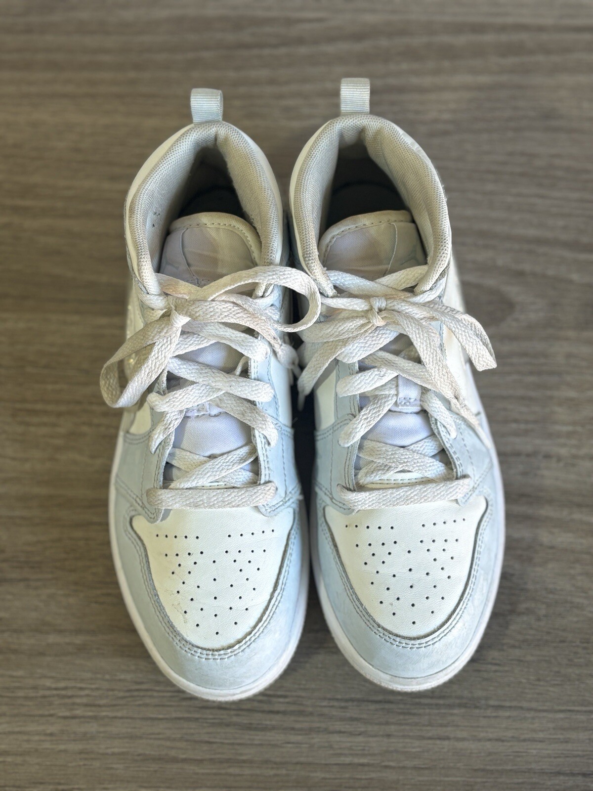 Little Kid's Size 3Y Jordan 1 Mid SE Blue Tint/Ice Blue (FQ9118 400) thumbnail 6