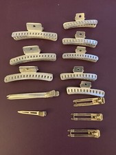 13 Piece Vintage Aluminum Hair Clips