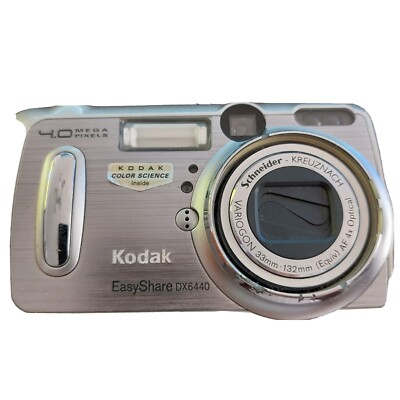 #ad Kodak EasyShare DX6440 4.0MP Digital Camera Silver PARTS ONLY DOES NOT WORK $9.95