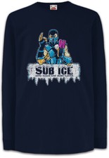 Sub Ice Kids Long Sleeve T-Shirt Mortal Fun Cream Maker Sub-Zero Kombat Gamer