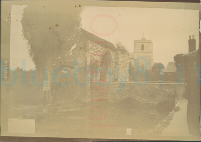 1890s Waltham Abbey from Gateway 3.5x2.5'' Orig Photo