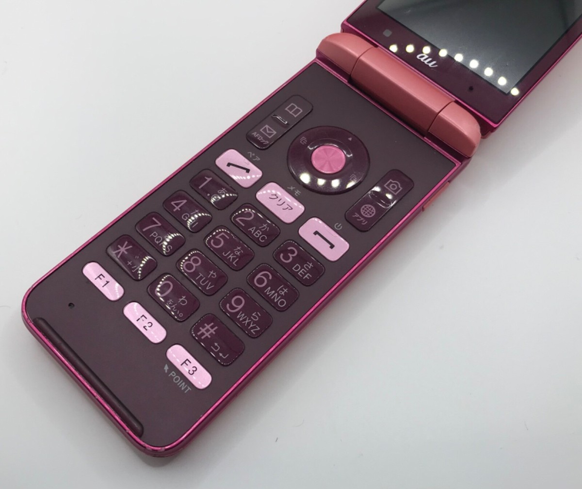 KYOCERA KYF37 GRATINA 2 WIFI KEITAI ANDROID FLIP PHONE PINK