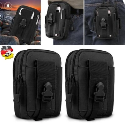 MARKENLOS 1/ 2x Outdoor Taktische Handy Gürteltasche Herren Armee Hüfttasche Sport Tasche