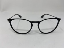 RAY BAN WOMEN ERIKA RV 3539 002/8G METAL ROUND 54/19 BLACK TF16