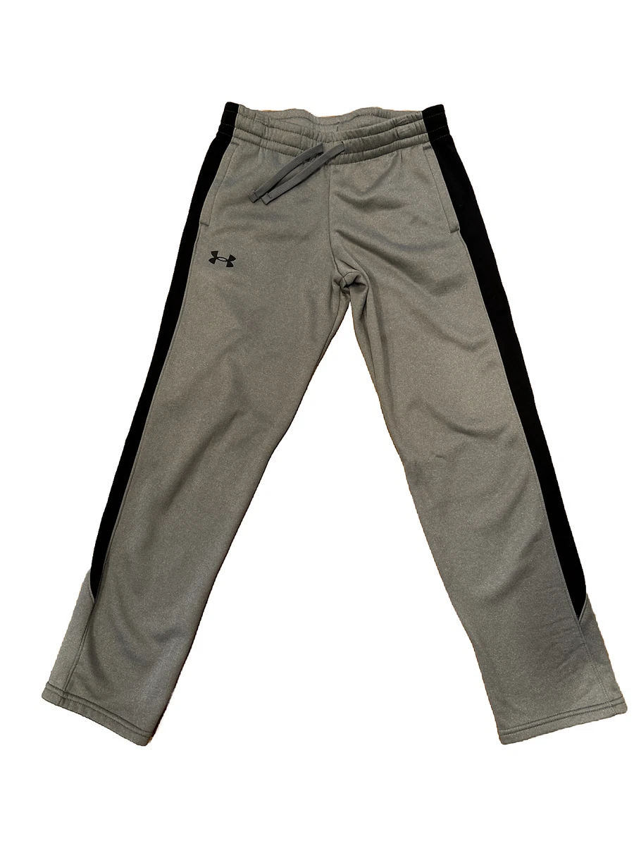 Under Armour Big Boy s Fleece Pants YXL 1366761 Grey Black eBay