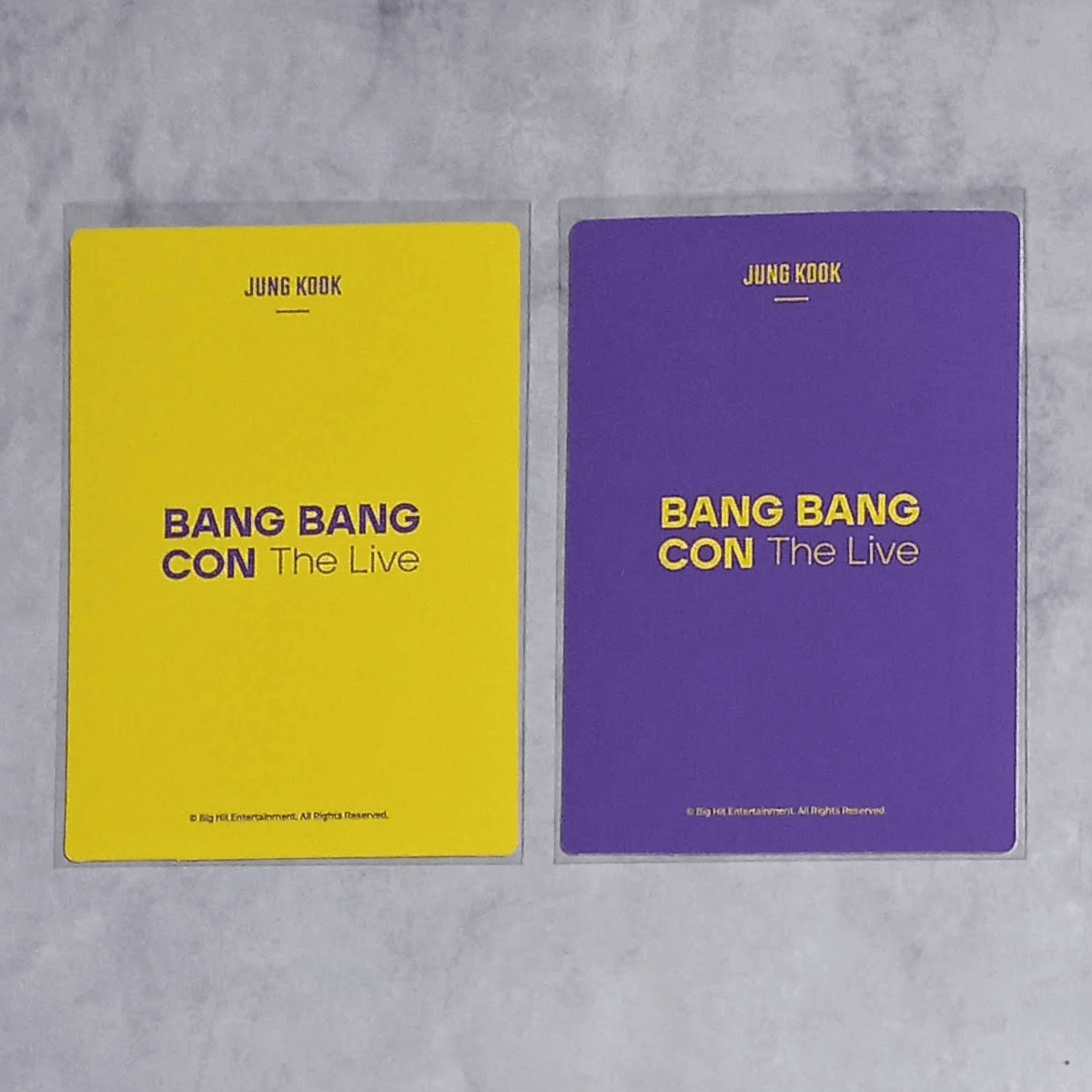 BTS Bang Bang Con The Live Photo Card Holder Keyring Photo Card