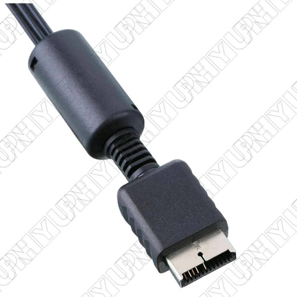 Audio Video AV Cable Cord RCA TV Stereo Cable Cord For Playstation PS1 PS2 PS3 - Image 2 of 4