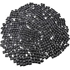 500PCS / 1.1LB Square Ceramic Mosaic Tiles, 0.4 x 0.4 inch Handmade Making Cr...