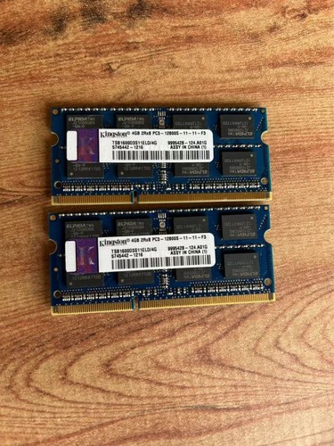 Kingston 8 GB DDR3 1600 MHz Arbeitsspeicher 2 x 4 GB DIMM PC RAM Module Set