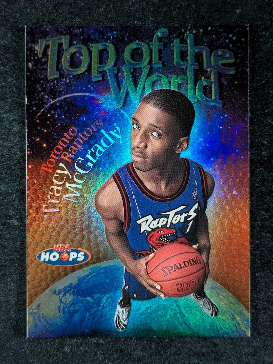 1997-98 Skybox Hoops Top of the World TRACY MCGRADY Base Toronto Raptors #8