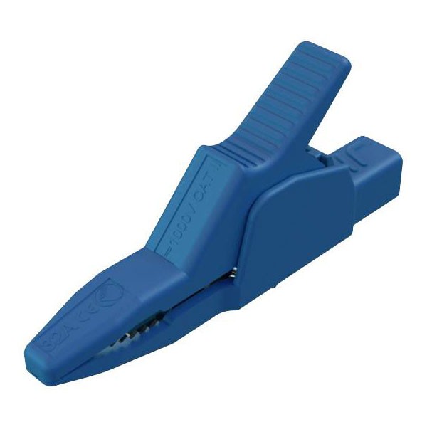 SKS Hirschmann Safety terminal 30mm range 4mm Blue CAT II 1000V