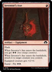Inventor's Axe - 126 - Foil - Common - Modern Horizons 3 - MTG