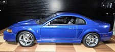 Maisto 2003 03 Ford Mustang Cobra Svt Terminator Sonic Blue Coupe 118 Scale
