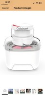 Cuisinart Solo Scoops Ice Cream Maker | Homemade Gelato & cream White ICEM10