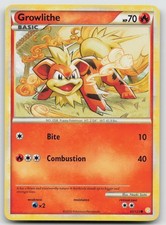Growlithe 65/123 HeartGold & SoulSilver Pokemon LP on eBay