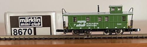 Märklin Mini Club Spur Z 8670 Begleitwagen USA Burlington Northern | Zustand: Neu