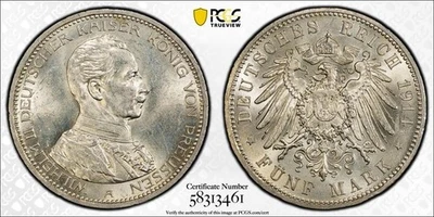 Grade MS 62 German Empire Coins (1871-1918) for sale | eBay