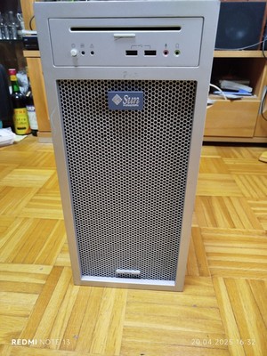 Sun ultra 45 sparc 2 x CPU  8 GB RAM, Disk Solaris 10