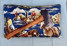 Antique Vintage Wood Handle Hatchet / Ax / To...