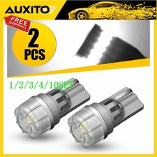 CANBUS T10 LED License Plate Light Bulb 6K Super Bright White 168 2825 194 2/10x