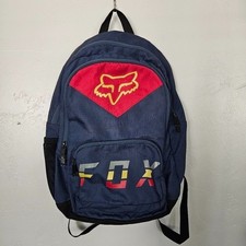 Mochila escolar Fox azul marino y rojo para jóvenes niños