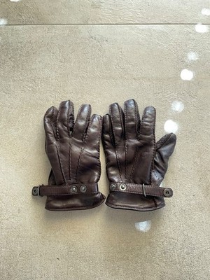 Hestra Jake Leather Gloves Size 8 Espresso Dark Brown
