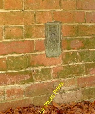 Foto 6x4 Unterputz Halterung Bankmark 1237 Buckminster Standort wird gemacht AWKW C2016