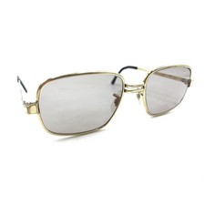Liberty Vintage Gold 12k GF Square Metal Sunglasses Brown Lens 54-18 140 USA