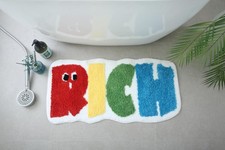 Kids Bathroom Rugs 16x31 inch, Soft Absorbent Non Slip Bath Mat for Kids, Cut...