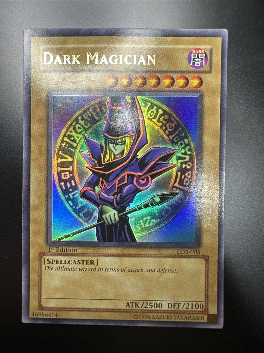 Yu-Gi-Oh Dark Magician LOB-005 the Legend of Blue Eyes White