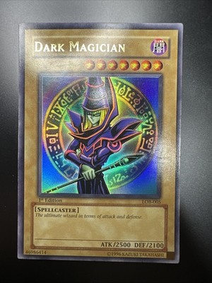 Yu-Gi-Oh Dark Magician LOB-005 the Legend of Blue Eyes White