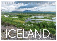 Summer In Iceland (Desk Calendar 2026 DIN A5 Landscape), Calvendo 12 Month...