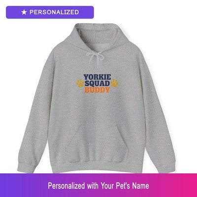 Custom Yorkshire Terrier Yorkie Pet Lover Hoodie Personalized Name Easter Gift