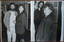 Marilu Henner (Taxi) & Robert Lieberman Lot of 2 1986 7x9 Press Photos