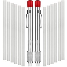 Soapstone Holder Round Holder Flat Marking Pen Marker Refills Welding Tool 2 Pcs