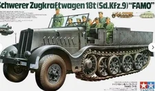 Tamiya 35239 1:35 German 18T Heavy Halftrack Military Vehicle Model Kit