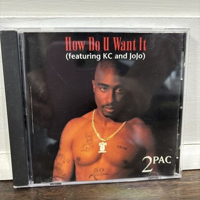 Vintage 2Pac How Do U Want It CD Single 1996 Death Row California Love Hit Em Up