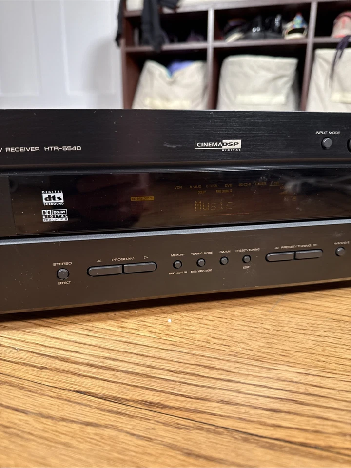 Yamaha AV ресивер усилитель тюнер стерео HTR-5540 DTS Dolby цифровой кино - Изображение 4 из 4