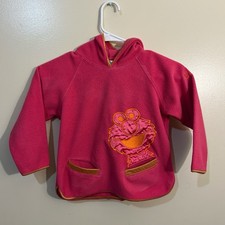 Rare Kids 2002 Sesame Street Elmo Fleece Hoodie Size 5t